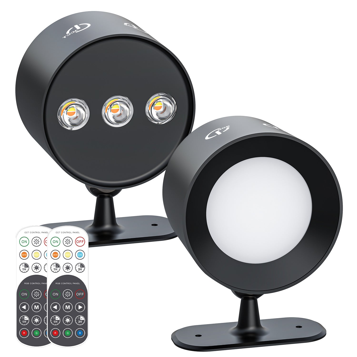 15-inch Remote-Controlled Magnet-Attached Indoor Spotlight With Charging Capability