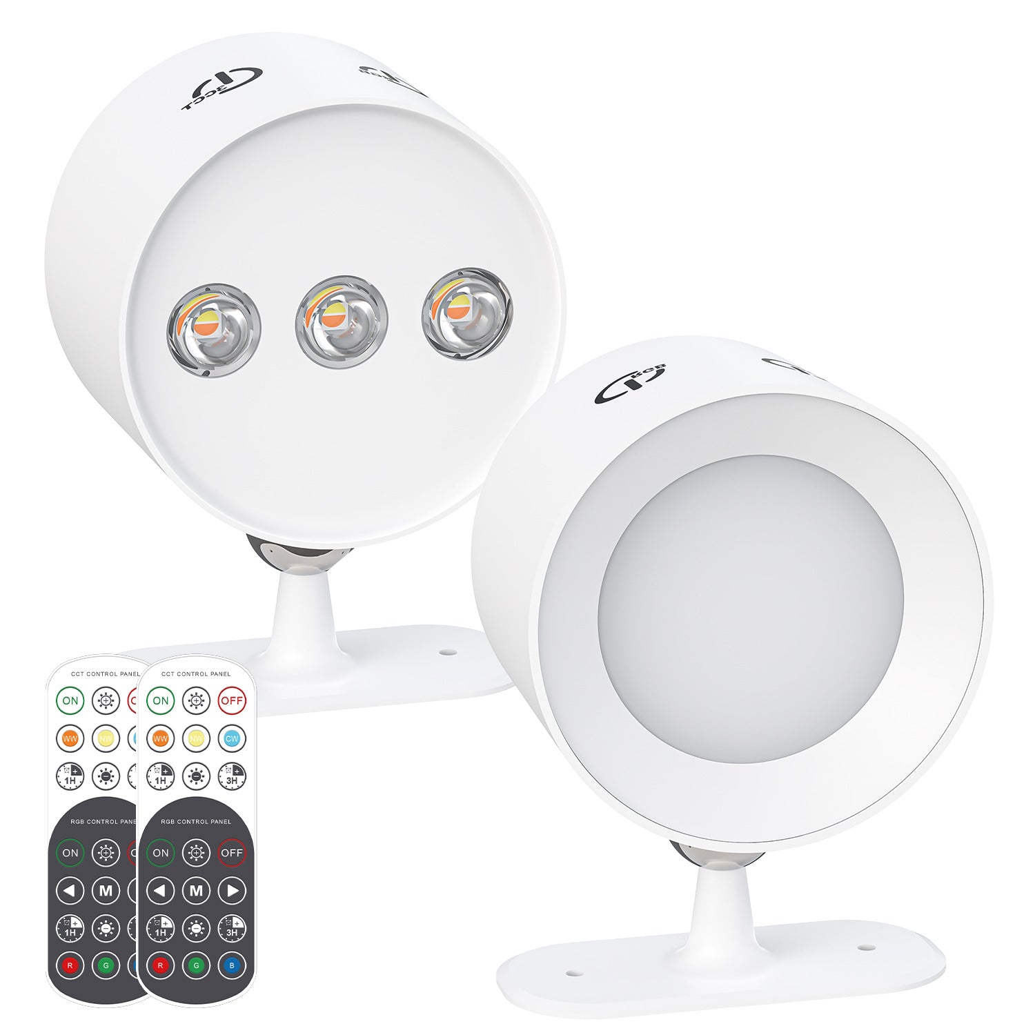 15-inch Remote-Controlled Magnet-Attached Indoor Spotlight With Charging Capability
