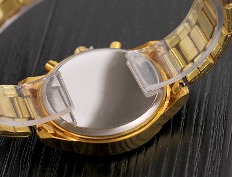 Fashion Watch Diamond Alloy Steel Band for Woman