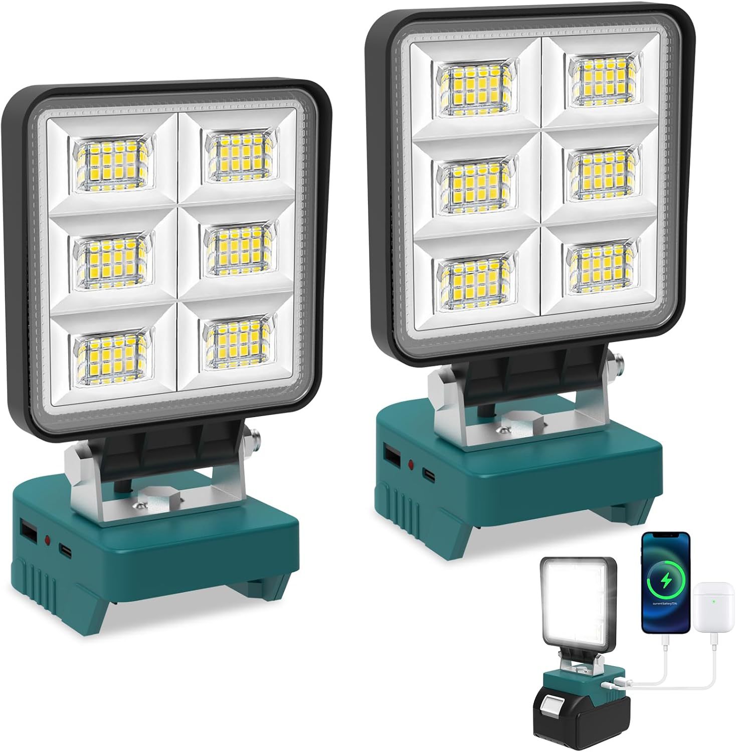 Outdoor Lithium Battery Charging Camping Light A Portable Multi-functional High-brightness Light For Work And Car Repair