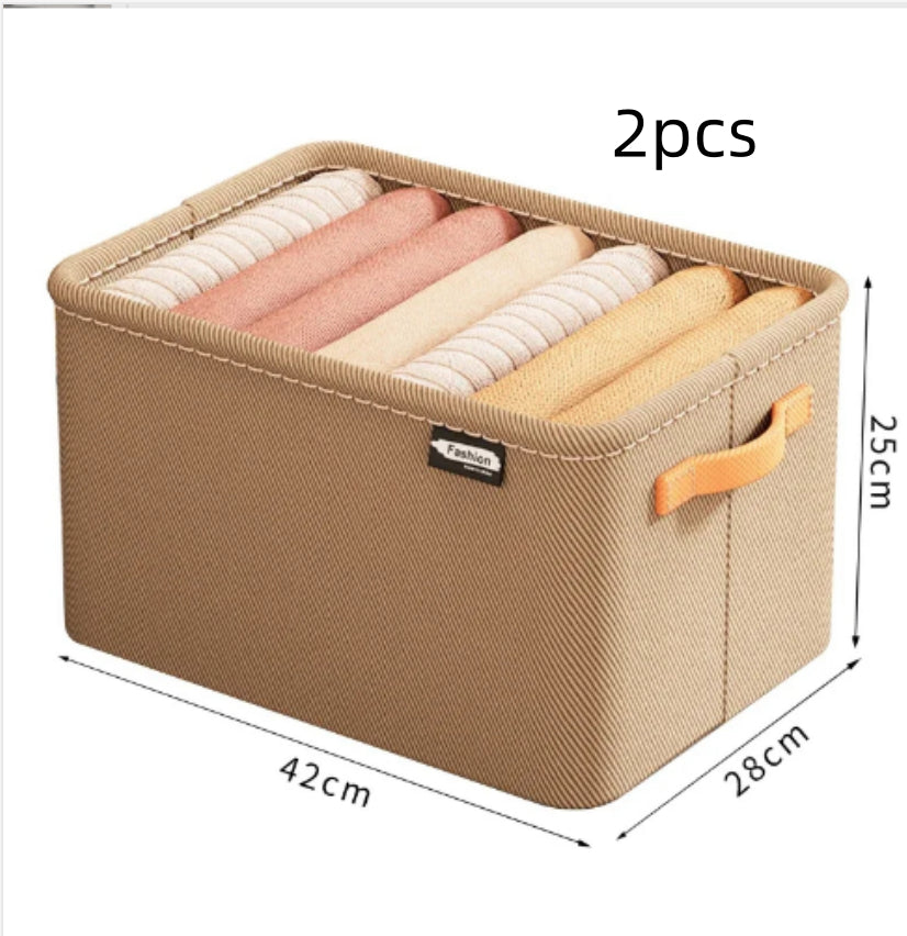 Clothes Storage Box Thick Fabric Storage Box Dormitory Home
